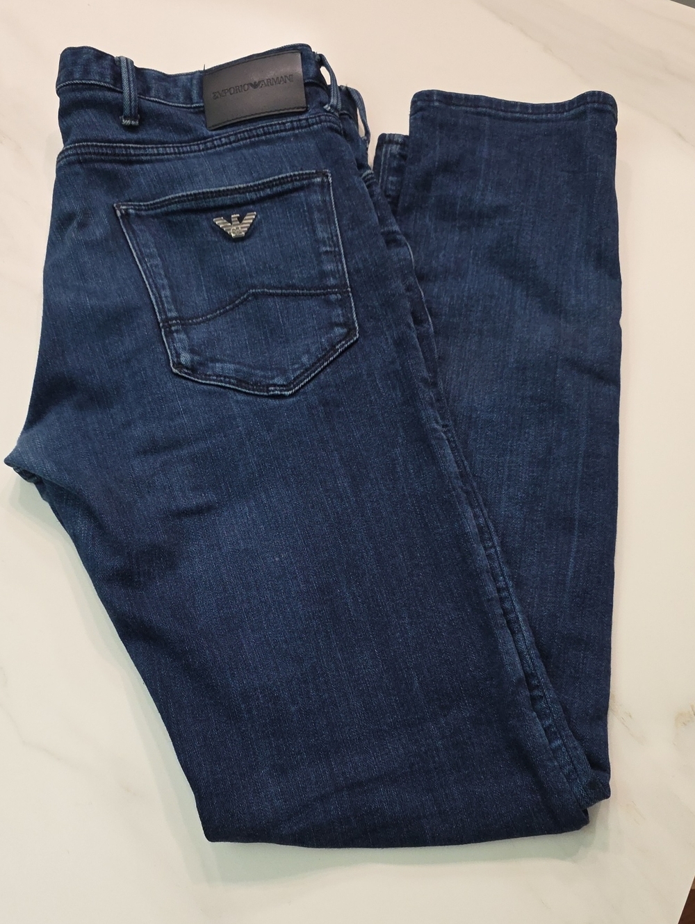 Emporio Armani Dark Blue Slim Skinny Jeans